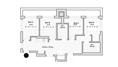 Photo of "#1902-C: Queen Bedroom C" home