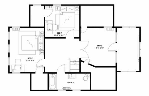 Photo of "#1098-B: Full Bedroom B" home