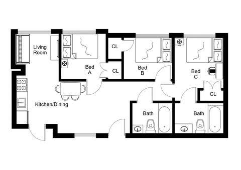 Photo of "#1918-A: Full Bedroom A" home