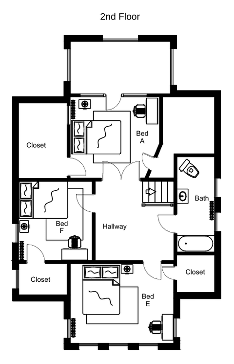 Photo of "#1098-B: Full Bedroom B" home